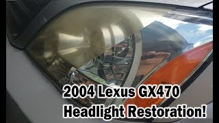 2004 Lexus GX470 CERAKOTE Ceramic Headlight Restoration Kit [upl. by Ossy797]