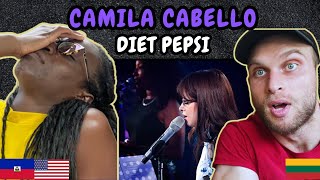 REACTION TO Camila Cabello  Diet P Addison Rae coverBBC Radio Live Lounge  FIRST TIME WATCHING [upl. by Ahsenyl479]