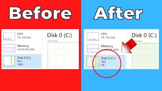 How to Fix 100 DISK USAGE Windows 11 amp Windows 10 2024 [upl. by Thackeray]