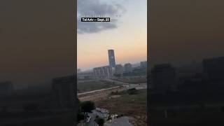 Israeli Military Intercepts Missile Launched From Lebanon [upl. by Melton]