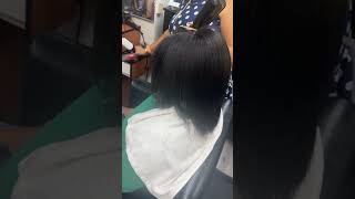 Ziggy first blow out since her second big chop haircare blowout bigchop healthyhair [upl. by Alister]