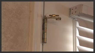 Hinge pin door stop installation [upl. by Enidualc]