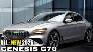 2026 GENESIS G70  Next Generation [upl. by Radke]