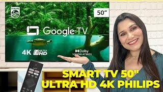 TESTEI  TV Philips 50PUG740878 4K  PRIMEIRAS IMPRESSÕES E REVIEW [upl. by Orlov]