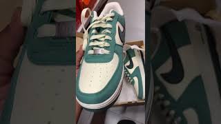 Nike Air Force 1 ’07 LV8 1  Coconut MilkVintage Green [upl. by Annahsor]