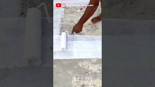 Cool Roof Coating for Home 🥶cool roof paint tips trending constructiontips shortvideo roof [upl. by Ergener]