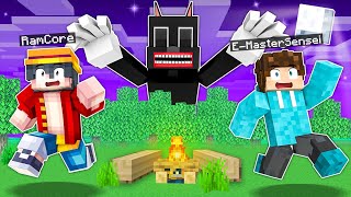 ¡1 NOCHE con CARTOON CAT en MINECRAFT 🐱😱 ¡INVOCAMOS A CARTOON CAT ☠️ con EMASTERSENSEI y ALEXY [upl. by Dallon]