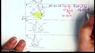 PA 8 9 Lesson Video Surface Area of Pyramids amp Cones [upl. by Greenes]