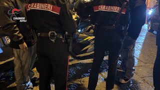 Napoli movida sorvegliata task force dei Carabinieri tra i baretti di Chiaia [upl. by Lundquist284]