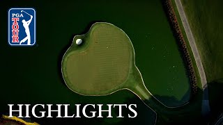 TPC Sawgrass No 17 highlights from Round 2 of THE PLAYERS [upl. by Boeschen248]