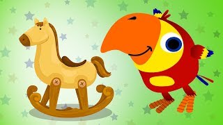 English Words With Larry Cartoon For Kids  Stories For Kids  Speaking amp Learning From ABC Fun [upl. by Attenad]