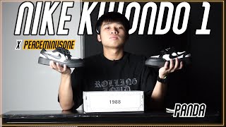 REVIEW NIKE KWONDO 1 X PEACEMINUSONE quotPANDAquot รองเท้าออกใหม่แต่มีการ RESTOCK ในเวลาไม่ถึง 1 เดือน [upl. by Niela]