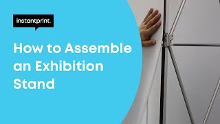 How to Assemble an Exhibition Stand Setup Tutorial for Pop Up Event Stands [upl. by Eugenle]