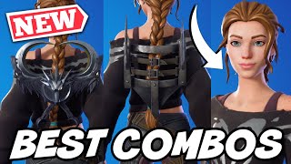 BEST COMBOS FOR NEW MIDNIGHT HAVEN SKIN CHAPTER 3 SEASON 1 BATTLE PASS  Fortnite [upl. by Dimah]