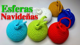 🎄 Esferas Navideñas a Crochet  Paso a Paso 🎄 [upl. by Adnylem332]