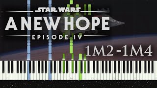 1M24  Main Title  Imperial Attack  Star Wars A New Hope  Piano Anthology [upl. by Navada672]