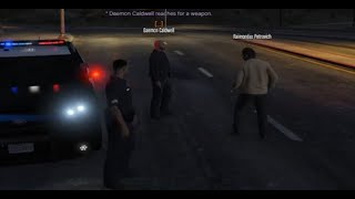 gtaworld los santos police department  field training  motorcycle crash  DUI 10 [upl. by Alym]