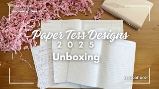 💕📚 Paper Tess Designs 2025 Unboxing [upl. by Natanhoj]