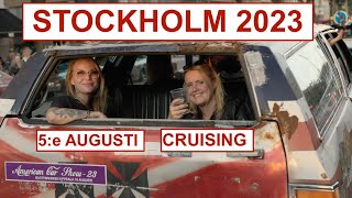 Stockholm Cruising 2023 Sveavägen Augusti [upl. by Naillil]