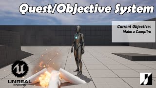 Unreal Engine Tutorial  Quest System Objectives Missions [upl. by Assirahs]