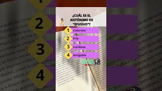 5️⃣5️⃣2️⃣RAZ VERBAL CXXXVIII📚🧠 test quiz razonamientoverbal shorts testdeculturageneral trivia [upl. by Faina917]