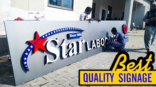 Best Quality 3D Custom Signage  Brightest Sign Board Makers in Pakistan  Glowing Signage [upl. by Schiro]