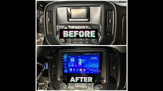 HOW TO INSTALL ANDROID 101 STEREO ON 20142018 CHEVY SILVERADO [upl. by Harberd]