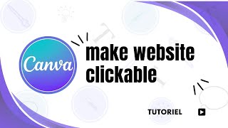 How to make link clickable in Canva website [upl. by Anitsua]