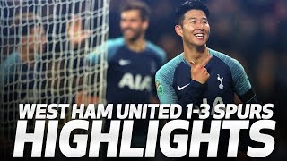 HIGHLIGHTS  West Ham United 13 Spurs Carabao Cup Fourth Round [upl. by Inah]