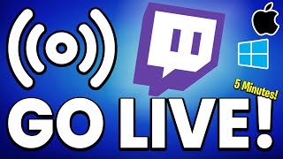 How to STREAM on Twitch 5 MIN 2024 Tutorial [upl. by Karie759]