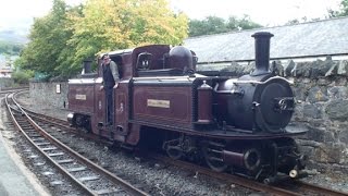 Ffestiniog Railway  Cab Ride in a Fairlie double tank Part 2 [upl. by Bokaj]