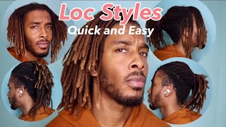 Quick and EASY Dreadlock Styles for Medium Length Locs 2021 Hightop Dreads  w TUTORIAL [upl. by Merete]