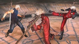 Devil May Cry 3 Nintendo Switch  Dante and Vergil coop crazy combos compilation [upl. by Lyrrehs]