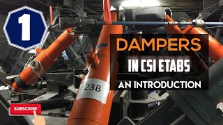 Dampers in etabs  An Introduction [upl. by Van]