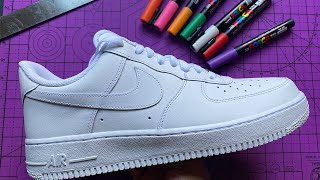 Custom Nike Airforce 1s ✈️ [upl. by Naujet]