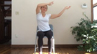 Fun and Playful  Viki Boyko leads this 30min Chair Yoga Seated class  Yoga Vista Academy Grad [upl. by Nicolina]