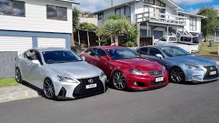 Lexus Trilogy  IS350 x2 and ISF [upl. by Merchant734]