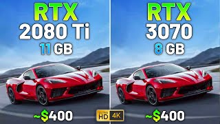 10 Games on RTX 2080 Ti vs RTX 3070 in 2023  4K [upl. by Noryk251]