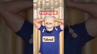 How to tie shemagh  how to wrap face for men  tutorial  Shaan Tonk  ytshorts shemagh tutorial [upl. by Audrey334]