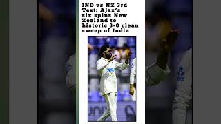 Top Stories Today IND vs NZ 3rd Test New Zealand to historic 30 clean sweep of India [upl. by Marilou]