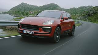 2022 Porsche Macan S  Sound Driving Sense Papaya Metallic [upl. by Chrisse627]