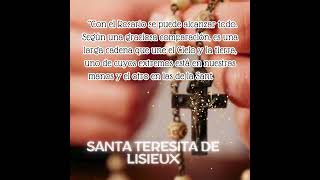 CAMINEMOS CON MARIA  SANTA TERESITA DE LISIEUX elsantorosario [upl. by Mazman]