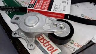 FORD EXPLORER TENSIONER AND BELT REPLACEMENT PAANO MAGPALIT NG TENSIONER AT BELT FORD EXPLORER [upl. by Bearnard]