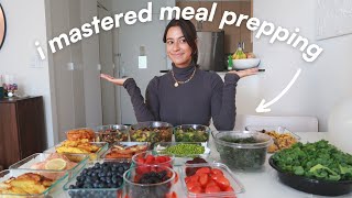 THE ULTIMATE HEALTHY MEAL PREP  a weeks worth of easy amp yummy recipes  grocery list [upl. by Ocsisnarf]