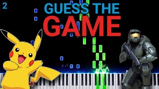 Do You Know These Video Games Piano Quiz  Part 2 [upl. by Slavic]