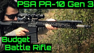 PSA Gen3 PA10 18quot 308 Battle Rifle With Geissele 2Stage Trigger  Unbeatable Value [upl. by Mata]