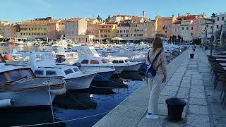 Rovinj 102024 Morning way to breakfast [upl. by Yderf]