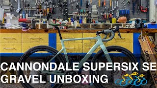 UNBOXING CANNONDALE SUPERSIX SE y comparación CANNONDALE TOPSTONE GRAVEL BIKE  BORONAT BICICLETES [upl. by Vidovic]