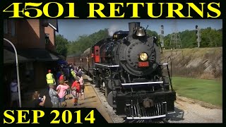 Southern 4501 Return to Steam 2014 [upl. by Noskcire]