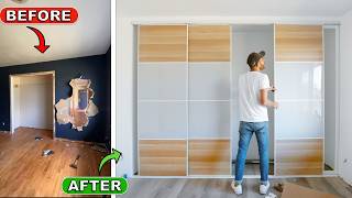 2000 Modern Sliding Closet Door Upgrade  Income Property Renovation [upl. by Eri255]